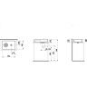 Раковина-чаша Laufen Val с полочкой 550х360x125, без отверстий 8.1228.2.000.112.1