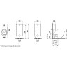 Унитаз напольный, комбинированный LAUFEN PRO (чаша) 8.2595.2.000.231.1